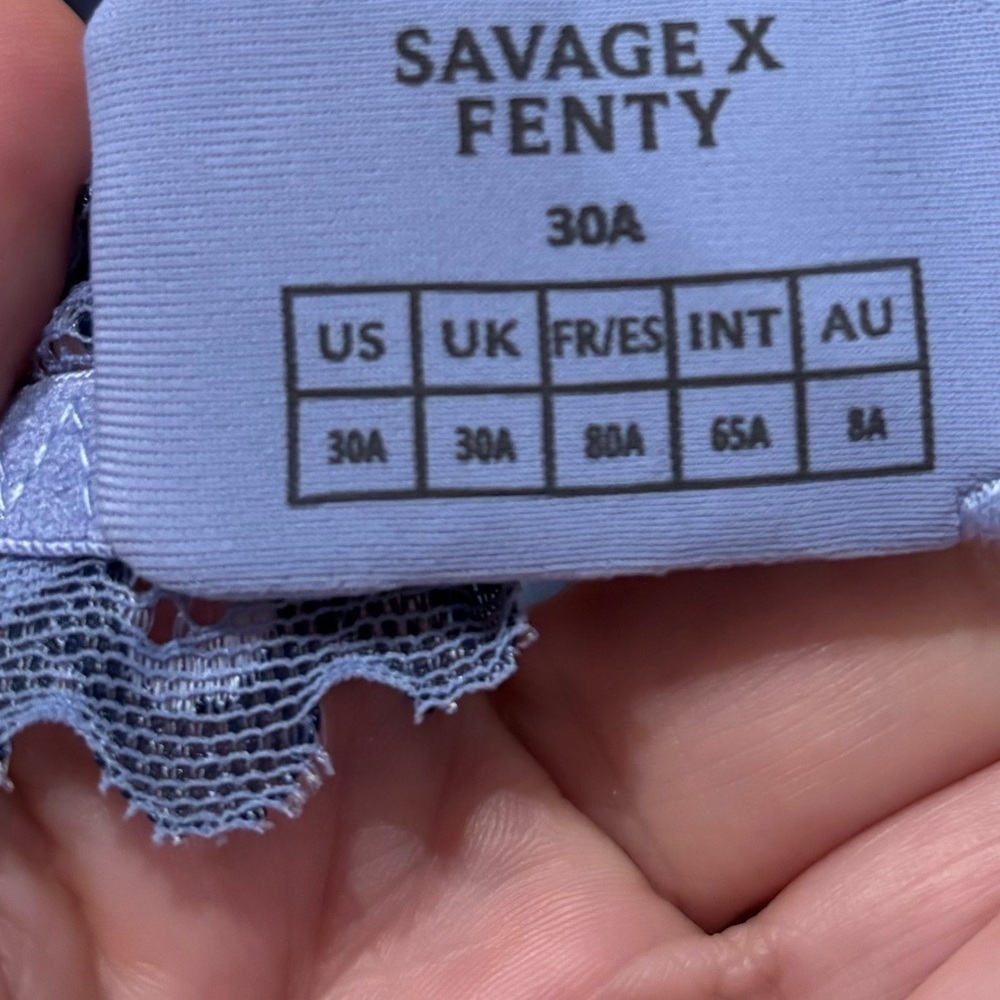 NWT Savage Not Sorry Unlined Lace Balconette Bra 30A - Picture 7 of 8